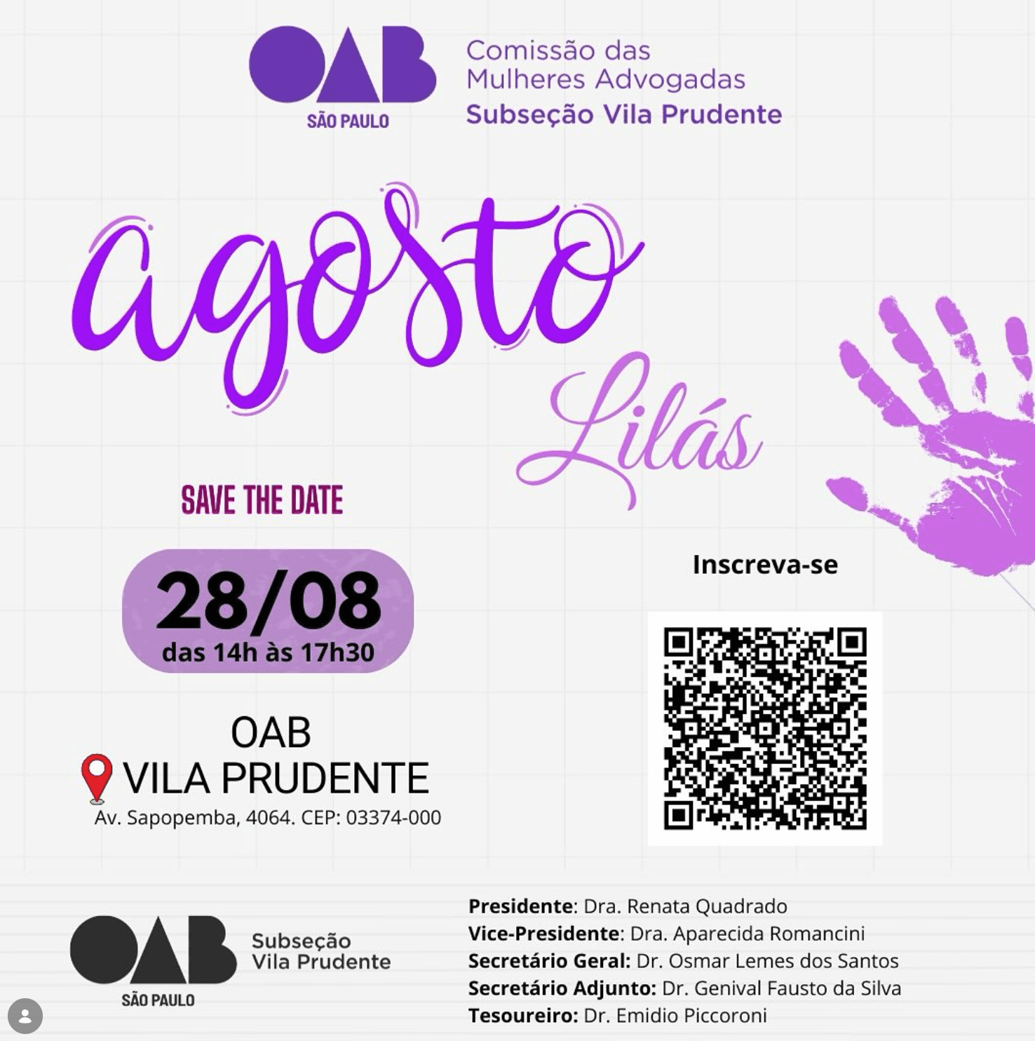 💜 AGOSTO LILÁS | Informação que acolhe, conhecimento que transforma